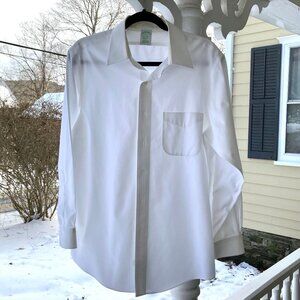 Brooks Brothers Men’s Classic White Shirt, 16-32